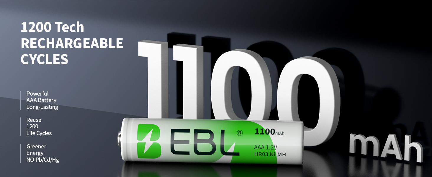 EBL 3 in 1 Multiple Function Battery Smart Charger With AA AAA Rechargeable Batteries Kit