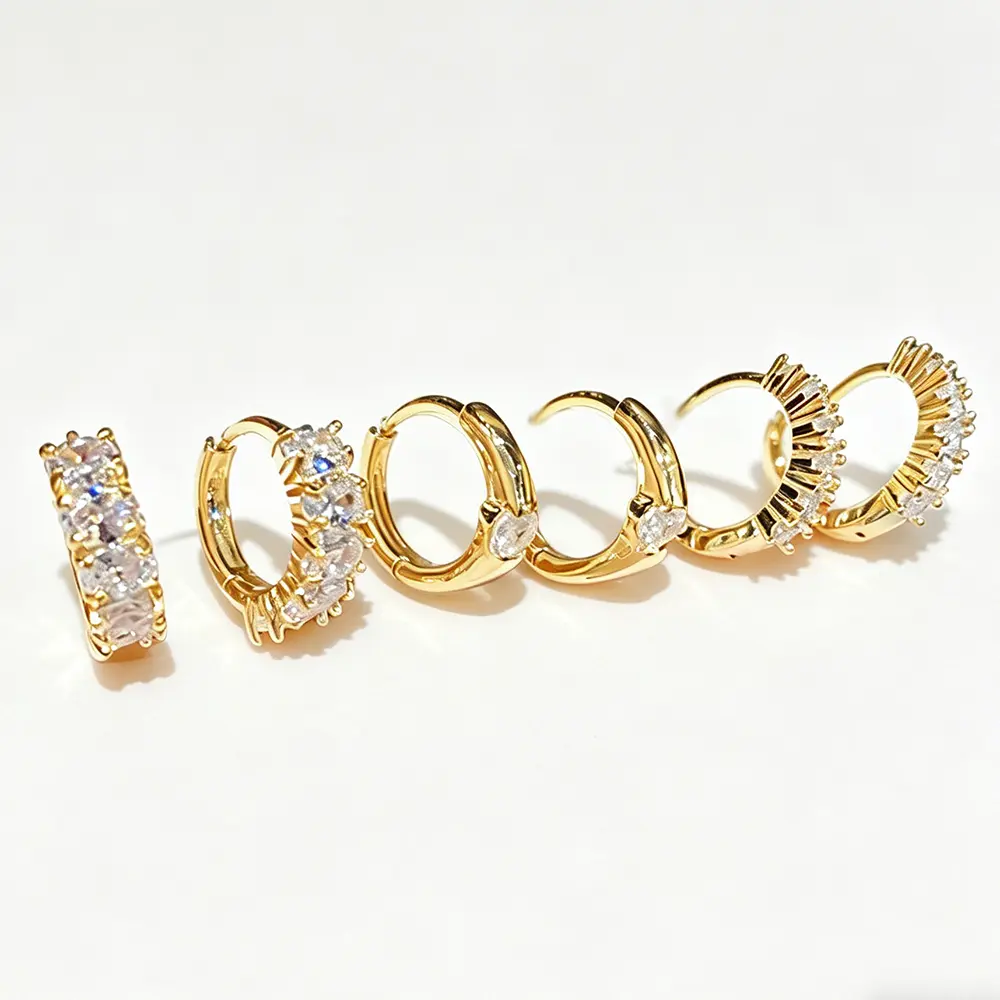 3-pair earrings set, New Fashion Earrings，earring for women，accessories for women，casual and fashionable jewelry, Mother's Day and Valentine's Day gifts, jewelry gifts for her,14k gold-plated