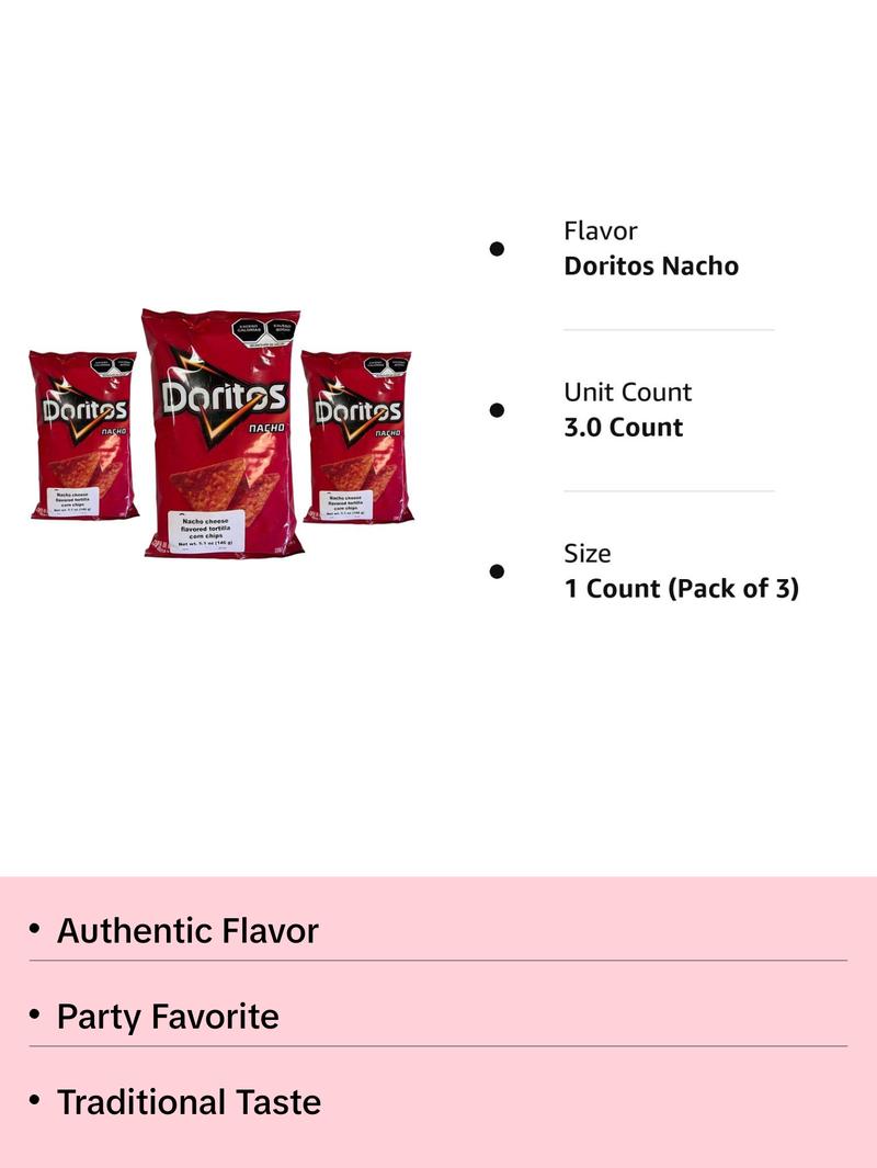 Doritos Nacho 3 pack