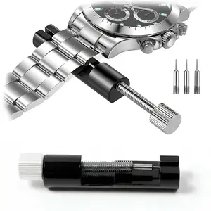 Necklace Adjuster 1 PCS Metal Watch Band Adjuster with 3 Pins Chain Link Disassembly Adjustment Tools for Watch Bracelet Repair Tools