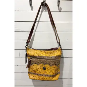 Gold Spell Leather Purse