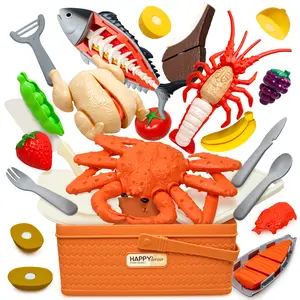 Cut & Play Food Toy Set for Kids, Picnic and Kitchen Pretend Play Toys Cut & Play Food Toy Set for Kids, Picnic and Kitchen Pretend Play Toys