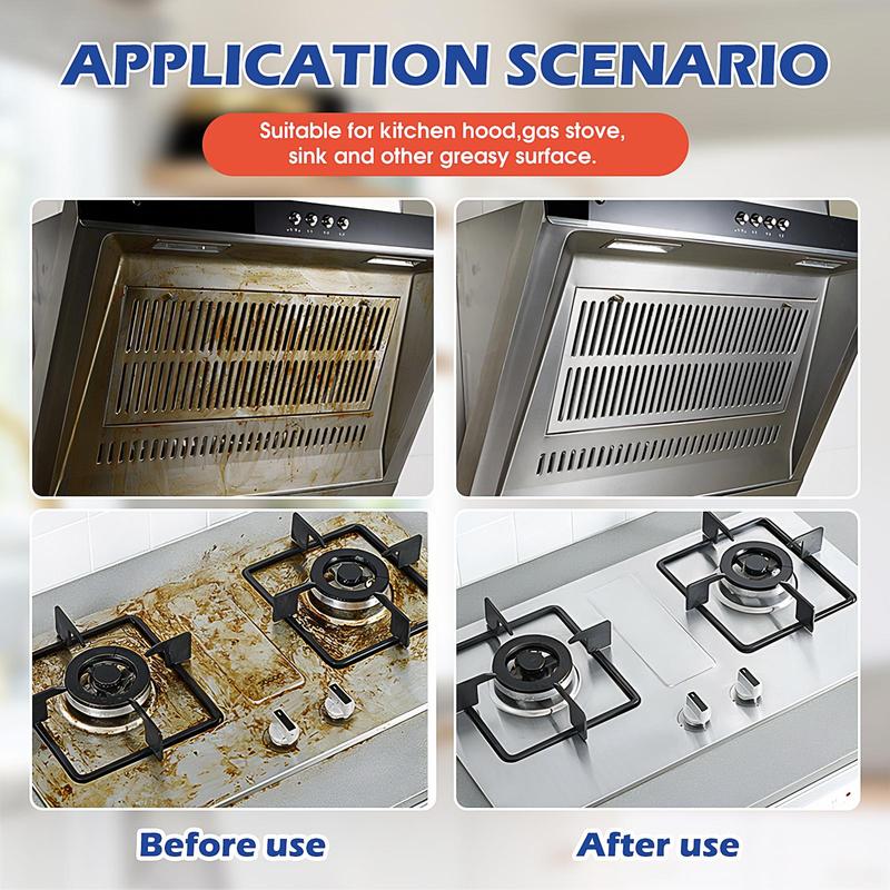 Gihen Heavy Oil Cleaner Stain - Effective Multi-Purpose Cleaner with Spray Nozzle for Kitchen Hou