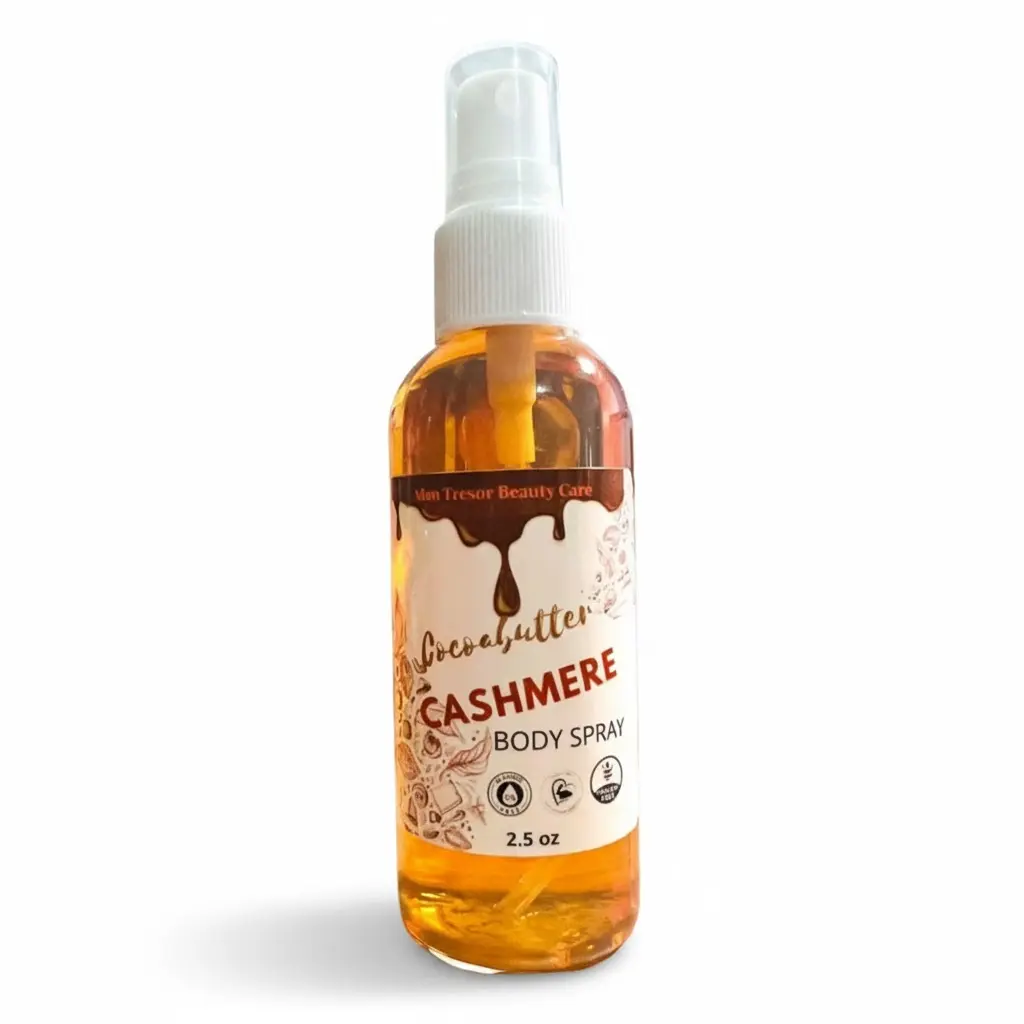 Cocoa Butter Cashmere Body Mist - Hydrating & Moisturizing Water-Based Spray with Warm Vanilla & Sandalwood for Scent Layering, Vanilla Scents, Adults, 2 – 3.9 Fl Oz, Single Item, Signature Scent