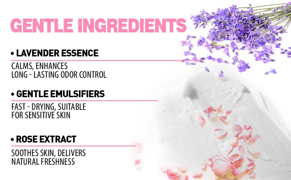 Goiple Invisible Dry Antiperspirant Deodorant Rose Scented Perfect Defense Care Hypoallergenic 48 Hours Color Protection Sensitive Flower