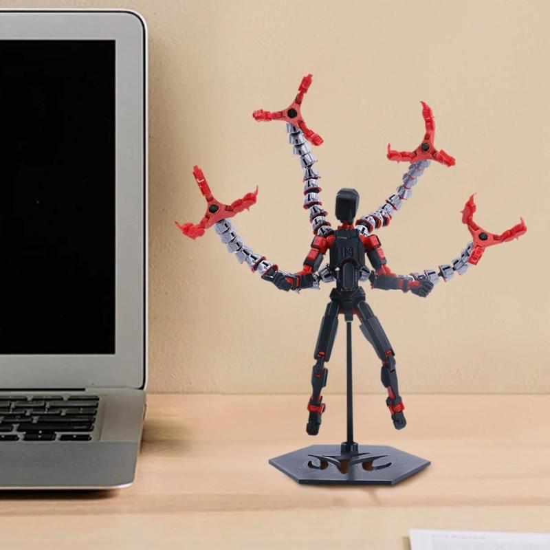 T13 Action Figure (Assembly Completed) Titan 13 Dummy 13 Figure Robot 13 Figure 3D Printed Articulated Multi-Jointed Movable Robot Model