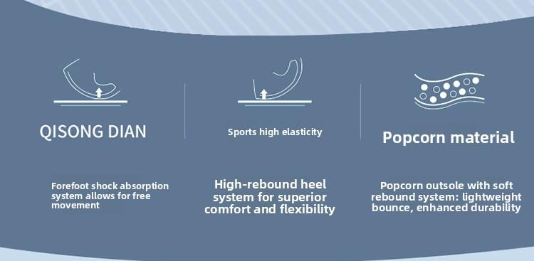 Popcorn EVA Sports Insoles |     High Elastic Shock Absorbing, Sweat-Wicking Deodorant