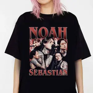 Noah Sebastian Inspired Alternative Rock Vocalist Graphic T-shirt 
