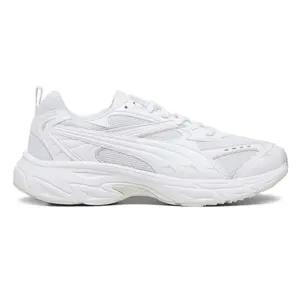PUMA Mens Morphic Base Lace Up Sneakers Shoes Casual - White