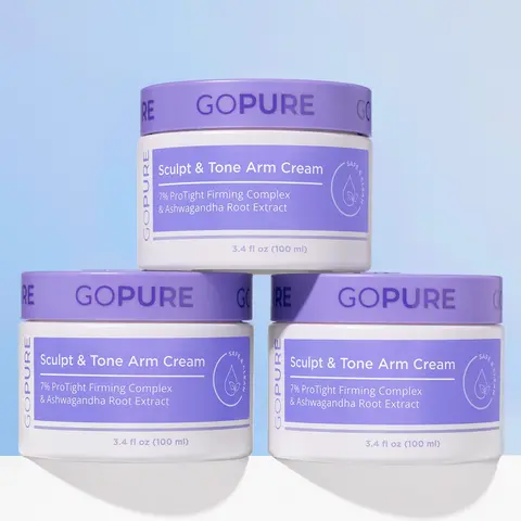 GOPURE Sculpt & Tone Arm Cream 3x Jars