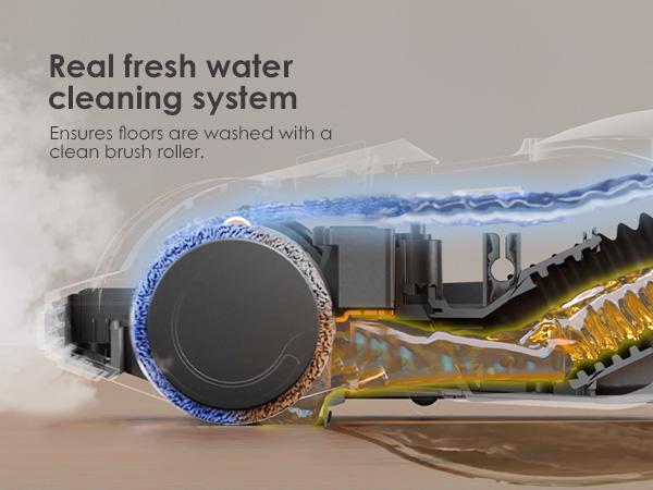 Tineco IFLOOR 5 Steam Wet Dry Vacuum All-in-one, Hardwood Floor Cleaner Great for Sticky Messes, 248℉ High-temp Steam, Self-cleaning with steam