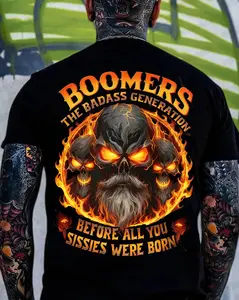 Crazymoda Boomer The Badass Generation Gen X Gen Y T-shirt