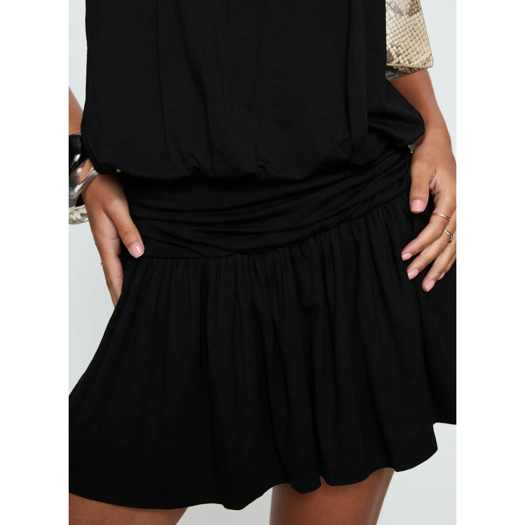 long sleeve blue mini dress Dreamy Long Sleeve Mini Dress Steel Blue