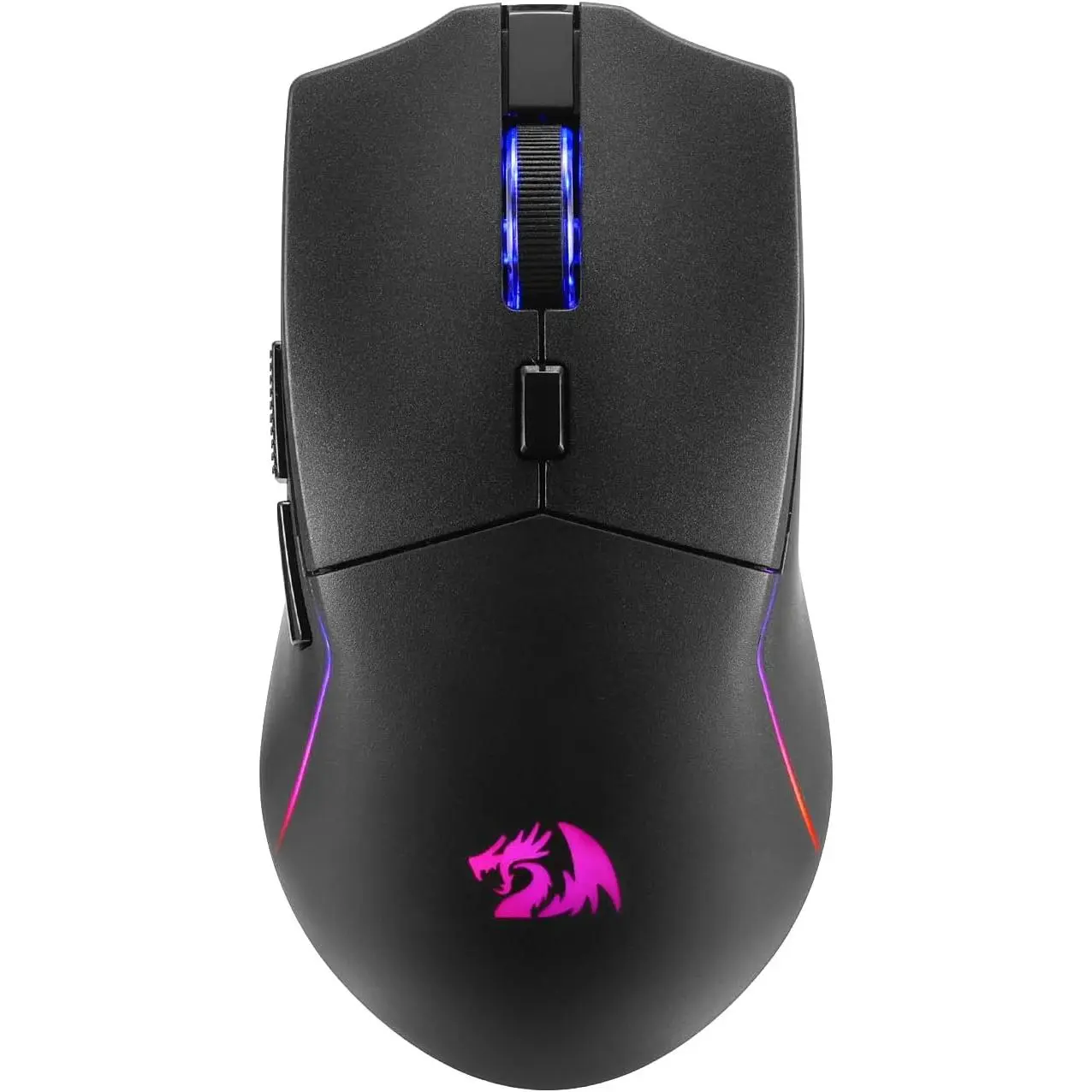 Redragon M730 PRO Rechargeable Wireless RGB Gaming Mouse - 3-Mode Lightweight Optical, 5 Programmable Buttons, 10000 DPI, DIY Keybind Software for PC, Laptop, Windows, Mac (Black) [PC Accessories, Gamer Stuff] tiktokshopbacktoschool, Rgb Lighting, Wired F