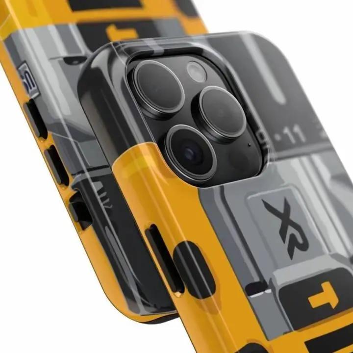 DeWalt Phone Case, DeWalt 20V Phone Case For iPhone, cover for iphone 17 16 15 14 13 12 11, Dynamic, Energetic, Trendy, Durable Cover for iPhone