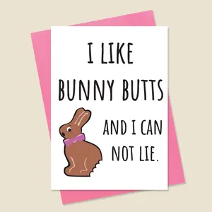Easter Card • Bunny Butts
