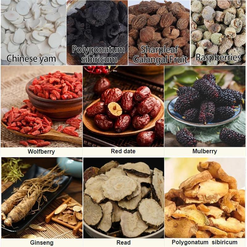 Kidney tea formula Ginseng Treasure Tea Eight Treasure Tea Combination Scented Tea RedDate Wolfberry Tea Men's Tea Health Tea Mulberry Herbal Formula Health Tea 30 bags