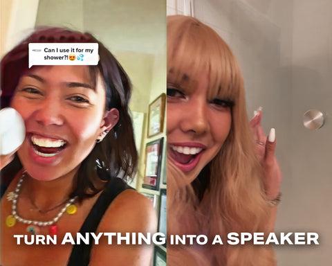 Anything Speaker - Turn Anything Into A Speaker! Portable Mini Bluetooth Bone Conduction Speaker - Wireless Audio Humbird Anything Speaker - Turn Anything Into A Speaker! Portable Mini Bluetooth Bone Conduction Speaker - Wireless Audio Humbird