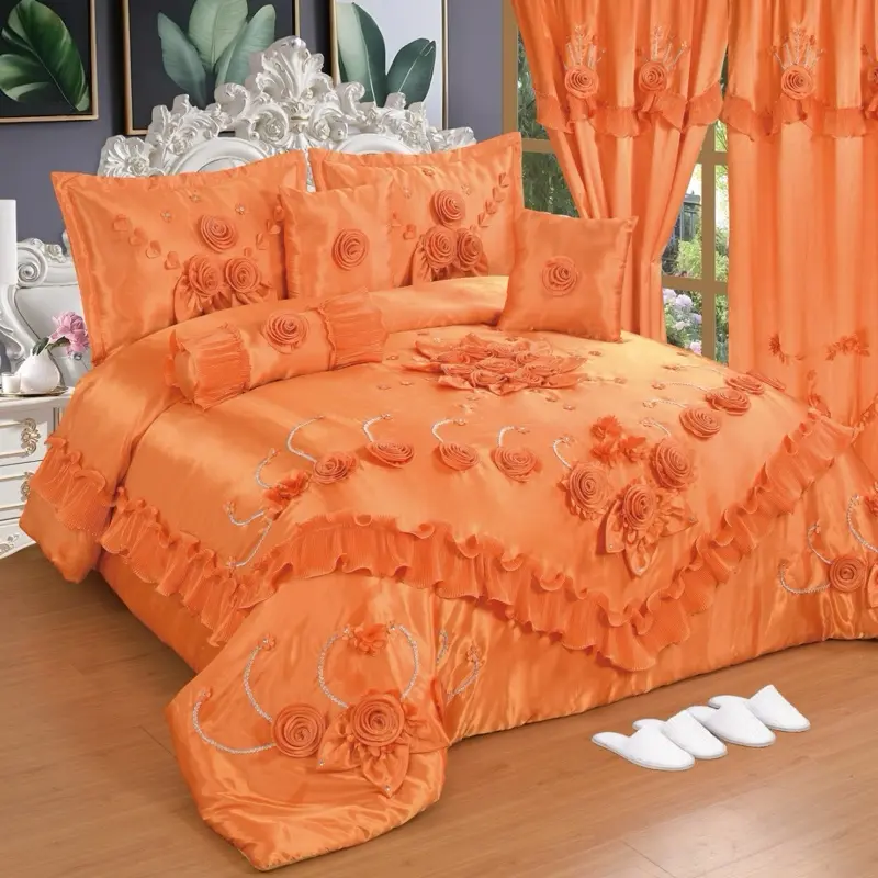 10pc Set Wedding Comforter - Includes 10Pieces for Comfortable Home Decor all-season bedding