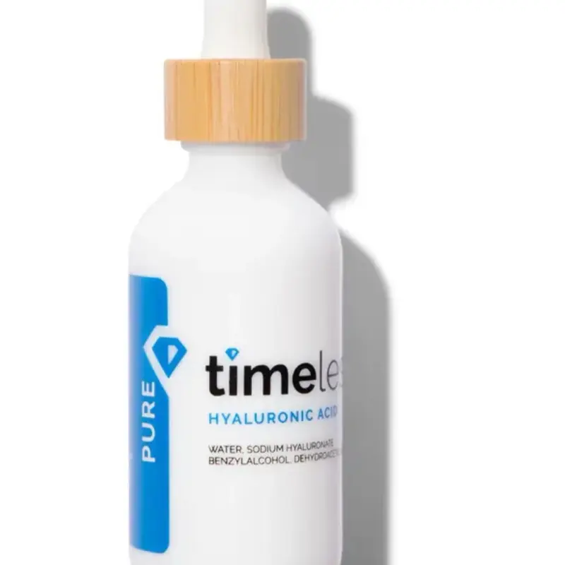 Timeless Skin 100% Pure Hyaluronic Acid Serum, Deeply Hydrating and Plumping for Face & Neck, for All Skin Types, 2 oz, 2 Fluid Ounces