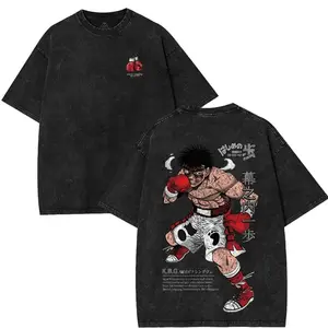 Ippo Makunouchi K.B.G. T-Shirt Hajime no Ippo Boxing Streetwear Unisex Fit Boys Merch Shirts Men's Tee