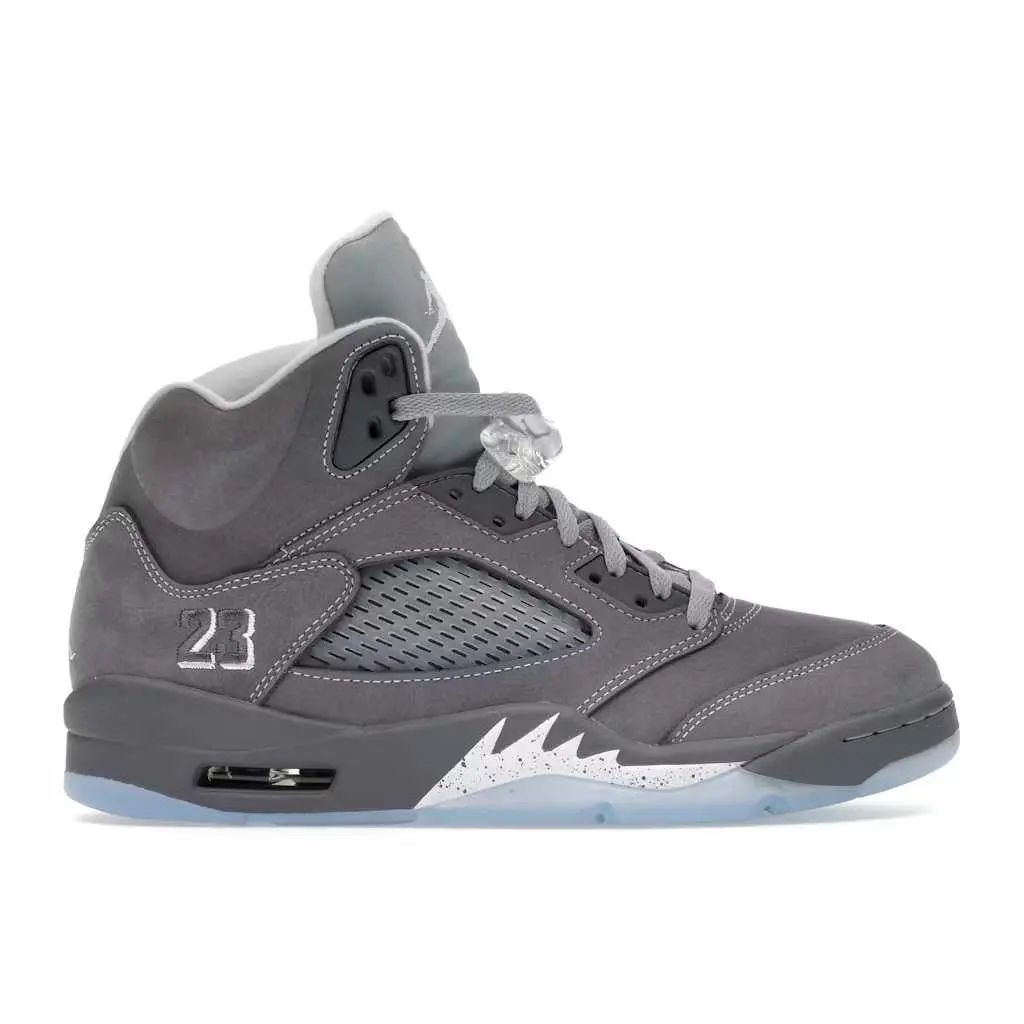 Jordan 5 Retro Wolf Grey 2026 Mens Sneakers Basketball Shoes DD0587-002