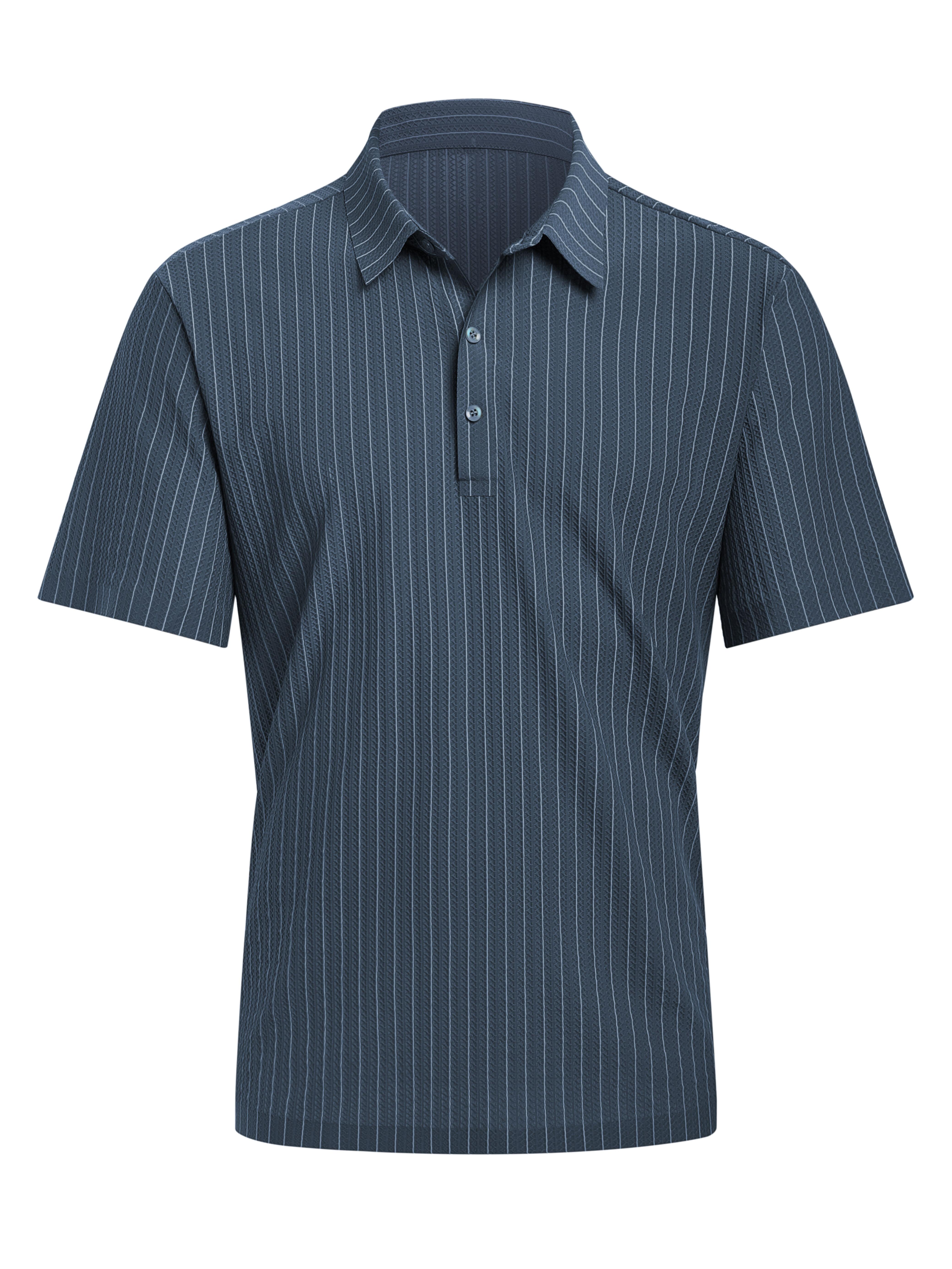 ELENCOCO diamond-texture short-sleeve Polo shirt Outdoorfun, Menswear,Father's Day gift,Black Friday ELENCOCO diamond-texture short-sleeve Polo shirt Outdoorfun, Menswear,Father's Day gift,Black Friday
