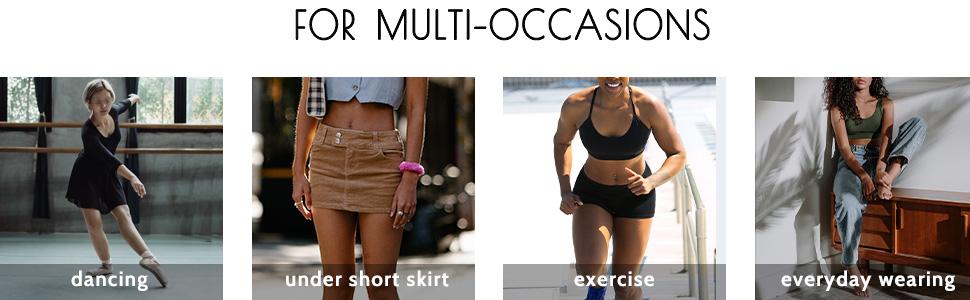 FallSweet No Show Boy Shorts Underwear for Women Seamless Panties Boxer Briefs Pack