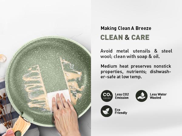 [Holiday Haul] Kitchen Academy Detachable Handle Induction Cookware Sets - 10 Piece Non-stick Pots and Pans Set for Camp Lightweight Oven Stove Black Outdoor Activities, Christmas Gift