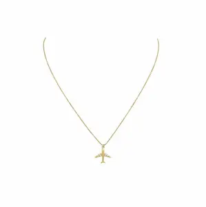 Wanderlust Airplane Necklace