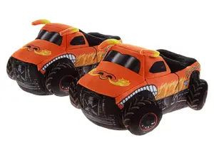 Monster Jam El Toro Loco Kids 3D Slip-On Slippers Dual Sizes (Toddler / Little Kid)