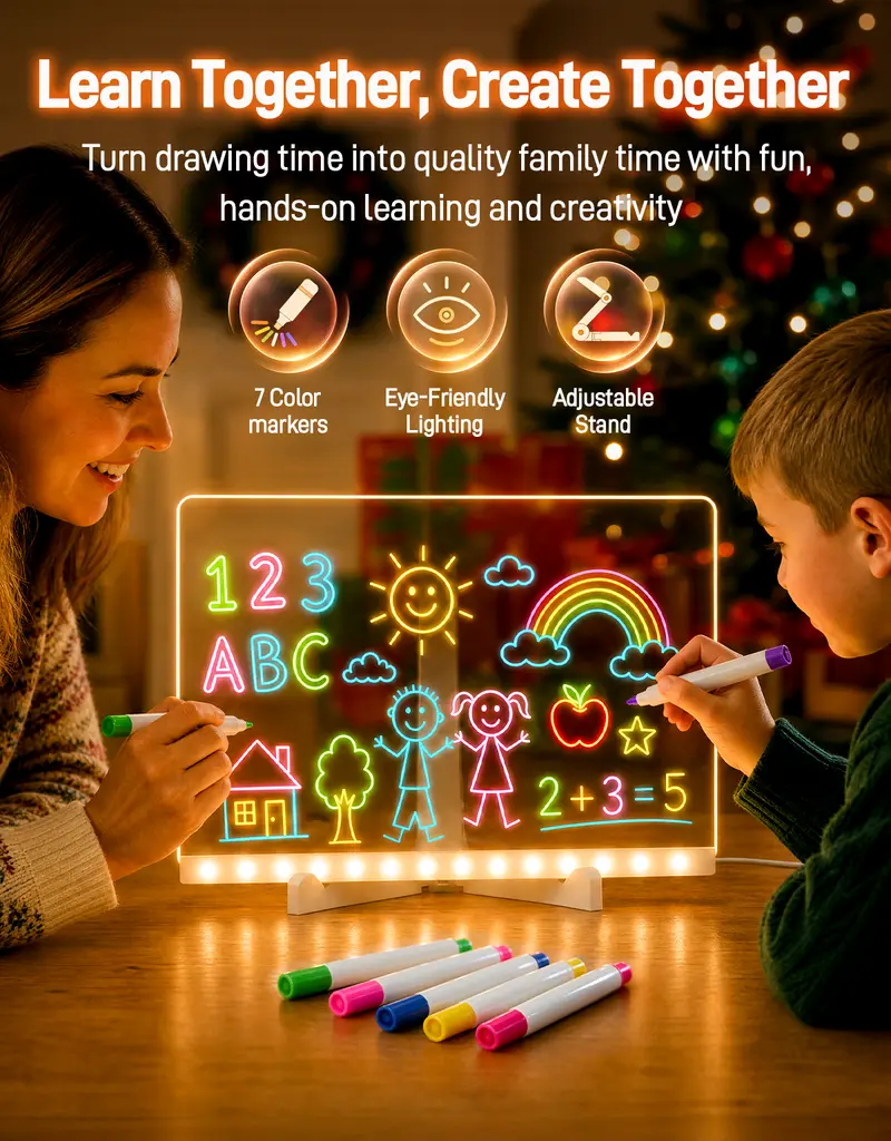 Led drawing for kids learning