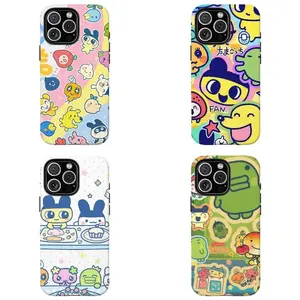 C0lorful Tamagotchi Characters Phone Case | Maximalist Kidcore Style Cover For iPhone 11 12 13 14 15 16 17 Pro Max For Samsung
