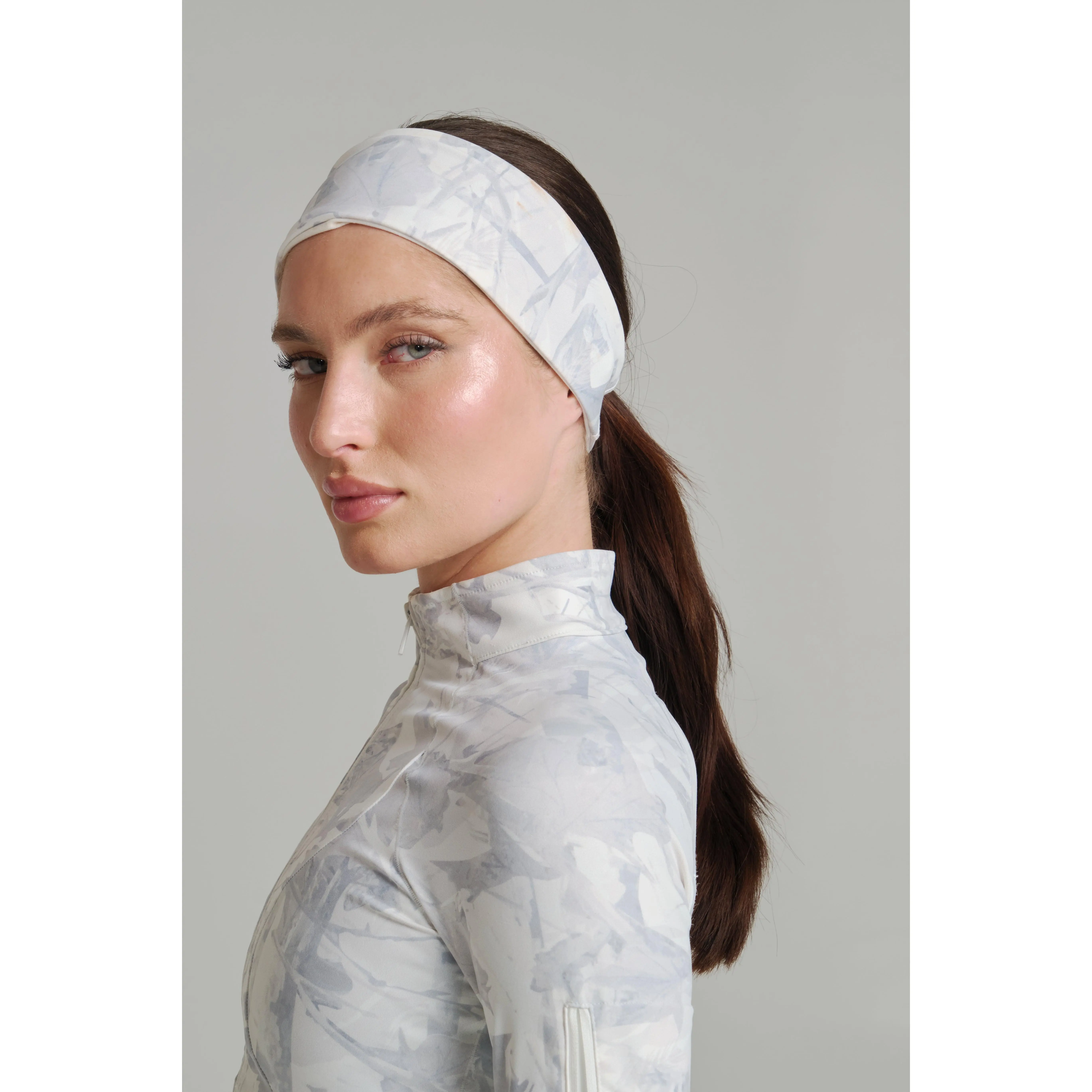 Colorado Fleece Headband - Snow Camo