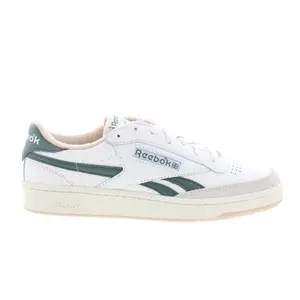 Reebok Club C Revenge Vintage Mens White Leather Lifestyle Sneakers Shoes