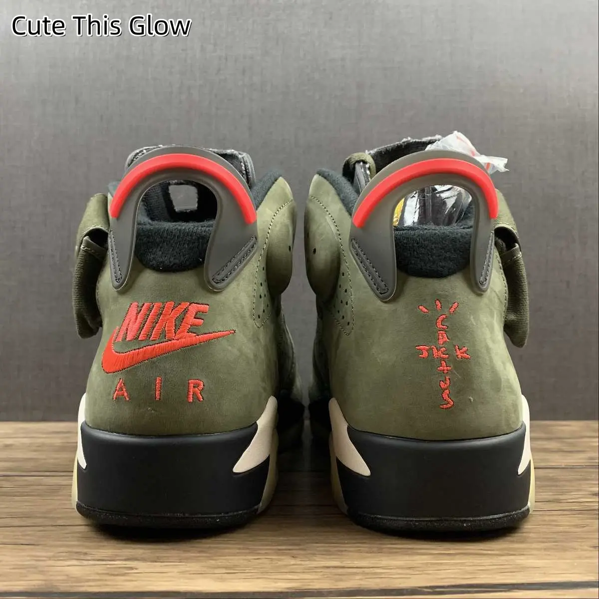 Tactical Tone High Ankle Lifestyle Shoes | Uniform Olive Suede Body With Contrast Beige Black Midsole | Soft Cushioned Foam Insole | Curved Red Pull Tab At Heel | Outdoor Matching & Short Distance Workout