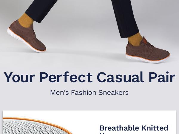 Bruno Marc Men's Breathable Mesh Round Toe Oxford Sneakers with Wedge Heel for Casual Training