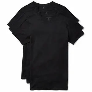 BoldFitCo Slim Fit White and Black Tees Crewneck (3 Pack)