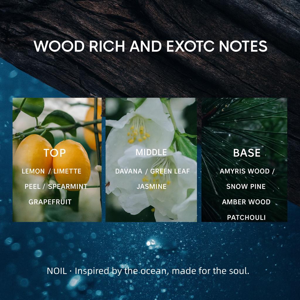 NOIL Shower Gel 4-Pack  Deep Clean & Brightening Care | Sea Salt + Fruit Acid Formula | Anti-Acne + Oil Control | Fresh Ocean Scent · Save More for Family!