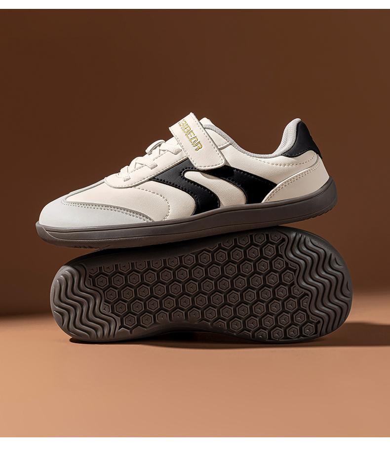 HOBIBEAR Leather Wide-Toe Hiking Shoes Outdoor Sports Shoes Campus Daily Casual Shoes Women's Walking Shoes