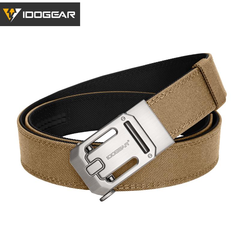 IDOGEAR 1.5" Ratchet Nylon Belt with Adjustable Metal Buckle Tactica Quick-Release Reinforce CCW Belt 3447 SpringStatements