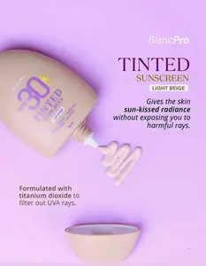 BlancPRO Tinted Sunscreen SPF 30 (Light Beige) expiry date 5/16/26