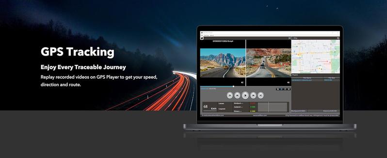 WOLFBOX G930 10'' Rear View Mirror Camera with 5.8GHz WiFi 4K UHD Dash Cam Front & Rear with WDR Touch Screen Backup Camera Parking Monitor Reverse Assist Includes 64GB Card GPS Automotive Dashcam TikTokShopHolidayHaul