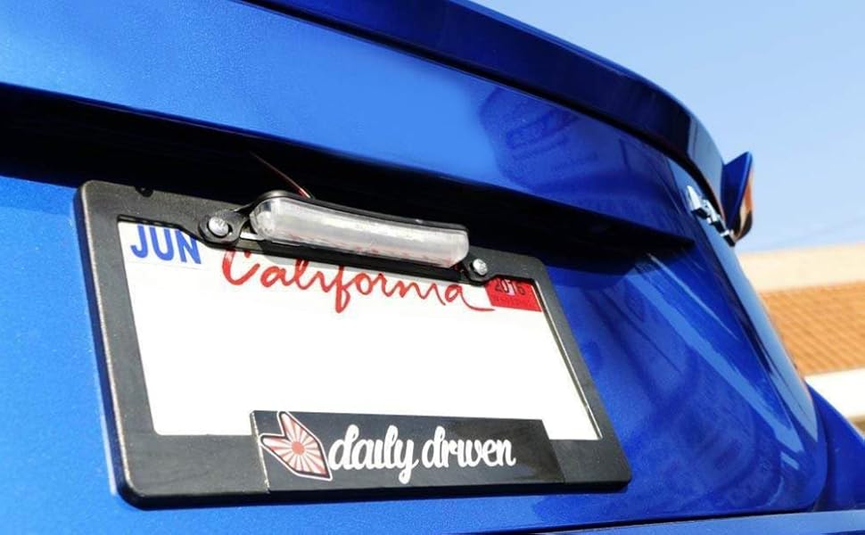 DIBMS License Plate LED Light, Extremely Bright Assembly for Trailer UTV ATV Truck RV Boat, Xenon White(6000K) DIBMS License Plate LED Light, Extremely Bright Assembly for Trailer UTV ATV Truck RV Boat, Xenon White(6000K)