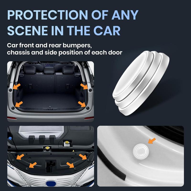 DABATR 24PCS Car Door Shock Absorber Cushion Gasket Decoration Sticker Shock-Absorbing Gasket Anti-Collision Gasket Car Accessories DABATR 24PCS Car Door Shock Absorber Cushion Gasket Decoration Sticker Shock-Absorbing Gasket Anti-Collision Gasket Car Accessories