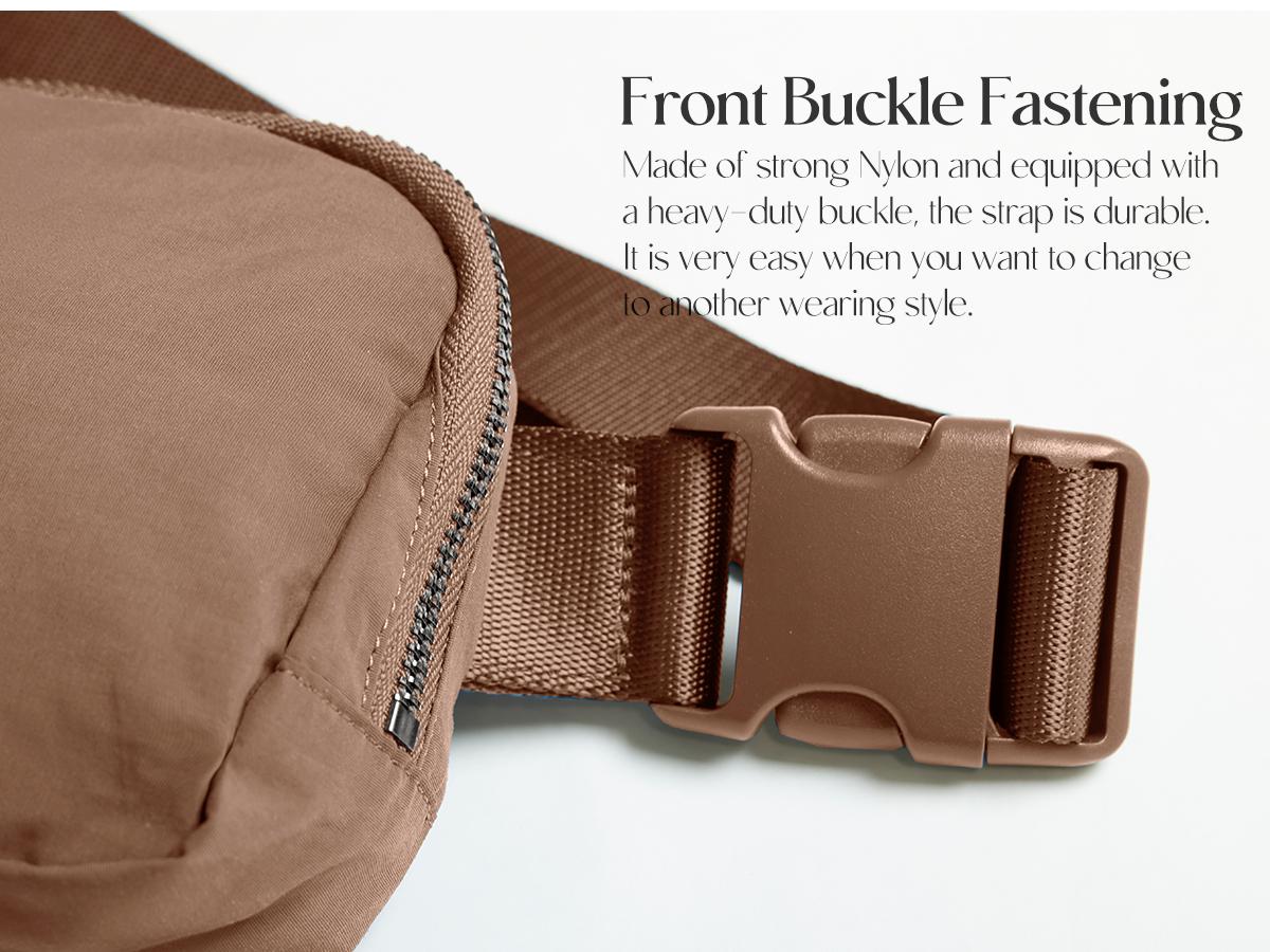 ODODOS Unisex Mini Belt Bag with Adjustable Strap Small Fanny Pack for Workout Running Traveling Hiking