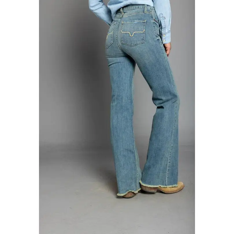 Kimes Olivia Wide Leg Jean - Lightweight Denim, Cotton Fabric, Everyday Wear, Comfortable Fit, Casual Style