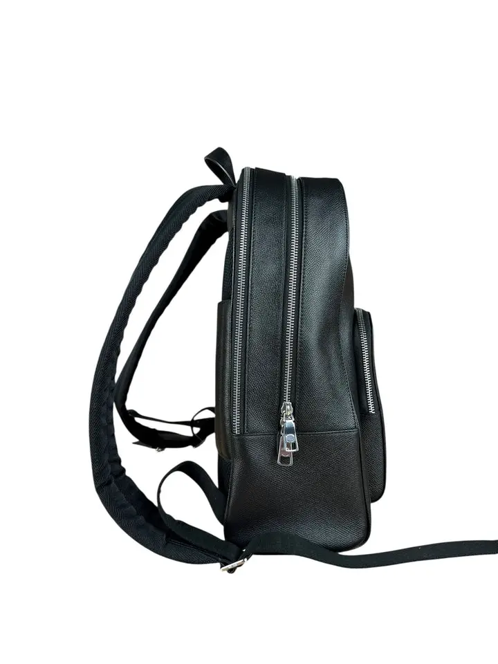 Coach Campus Black Nylon Leather Backpack Bag Work School Adjustable Straps Campus Backpack In Nylon | COACH® main image 4