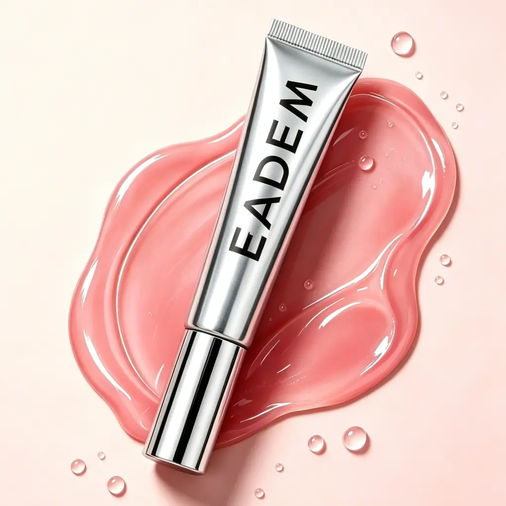 EADEM VEGAN GLASS GLOSS LIP BALM Butter Mochi, Hydrating Lip Treatment Balm For Dry Cracked Lips, Long Lasting Moisturizing Shiny Lip Care
