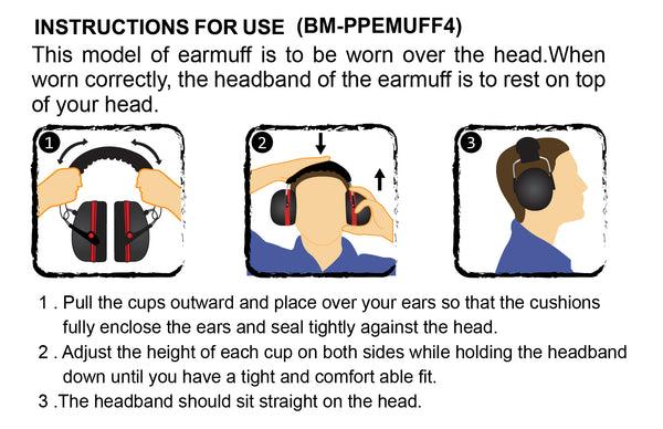 Ansi Certified Earmuff Hearing Protection – Collapsable